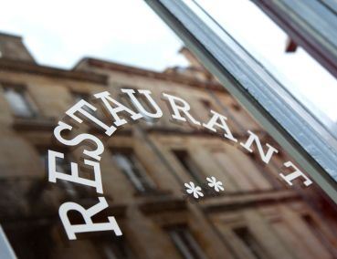 photo of a window with the word 